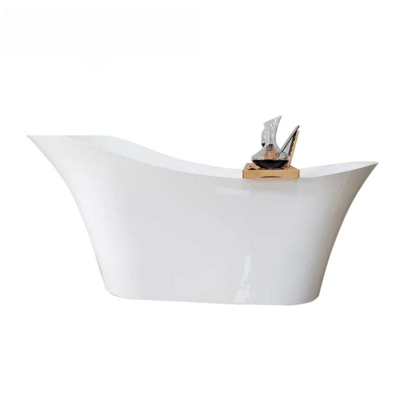 

Thin edge full skirt independent simple acrylic modern bathtub