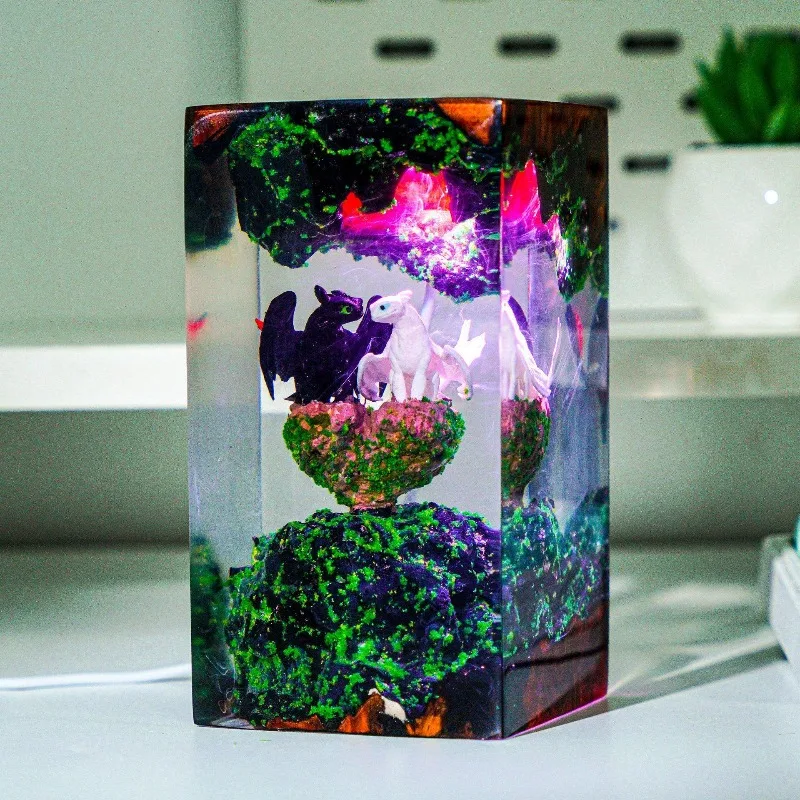 

Тренажер дракона, периферийные украшения, ночник, модель ночи, аура, белое зло, украшения для спальни, атмосфера, подарок на день рождения