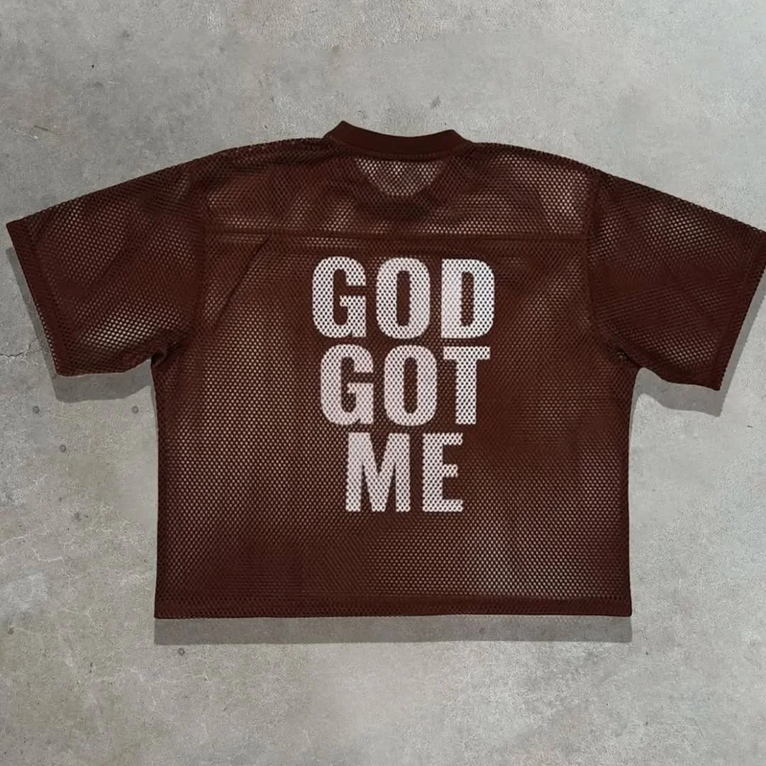 

Y2K Gothic retro jersey quick-drying breathable mesh T-shirt couple street college sportswear unisex quick-drying clothes