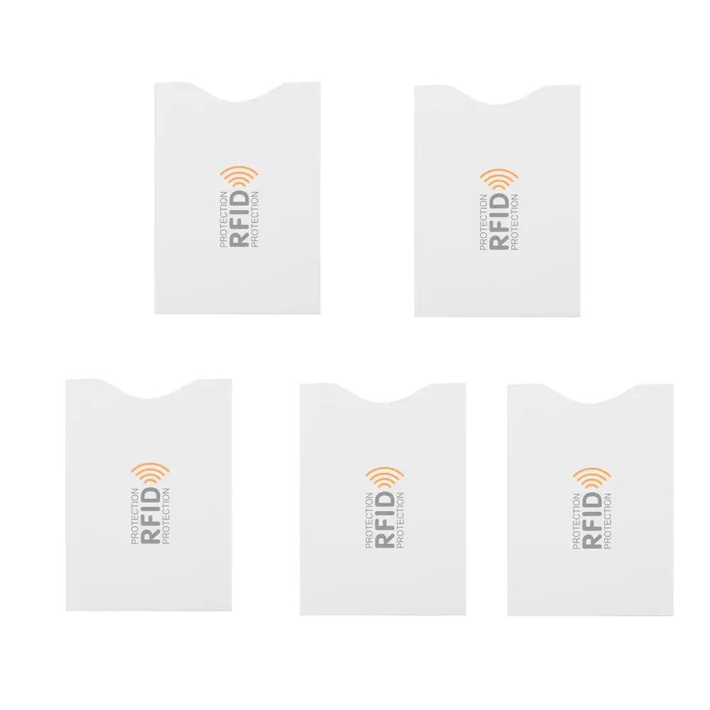 

5 шт. Новые защитные чехлы для банковских карт с RFID-блокировкой, держатели для карт, блокирующие вкладыши