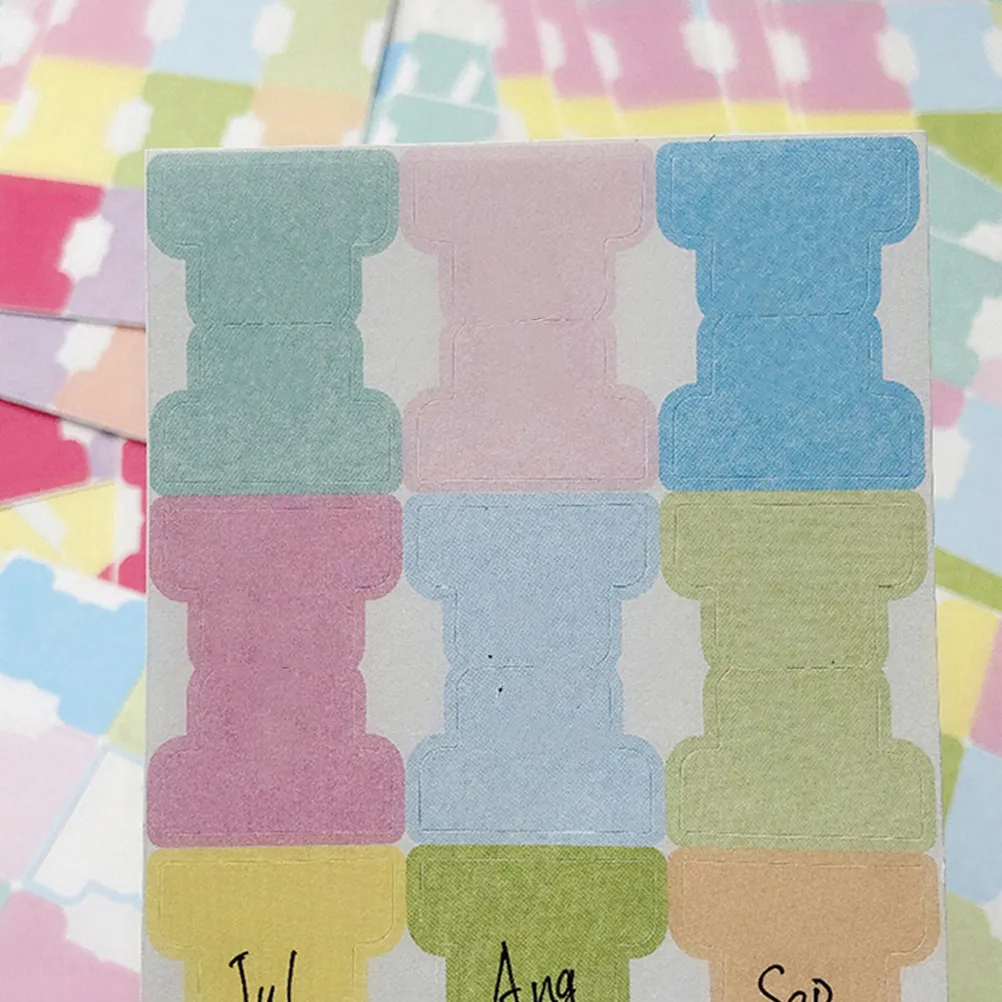 

Writable Index Tabs 24 Sheets Book Markers Sticky Page Markers for Reading Notes Files Planners Multi Function Annotation