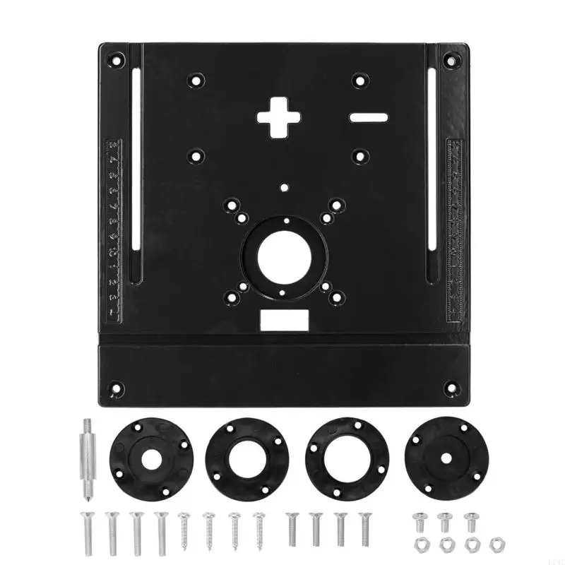 

L74C Practical Router Table Insert Plate Trimming Machine with Clear Scale Board Engraving Auxiliary Woodworking Benches
