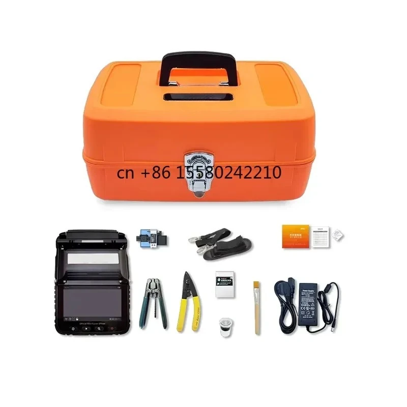 For Softel Mini Fusion Splicer Optic Drop Cable Pigtailing Device Soft Fibre Optic Splicing Instrument