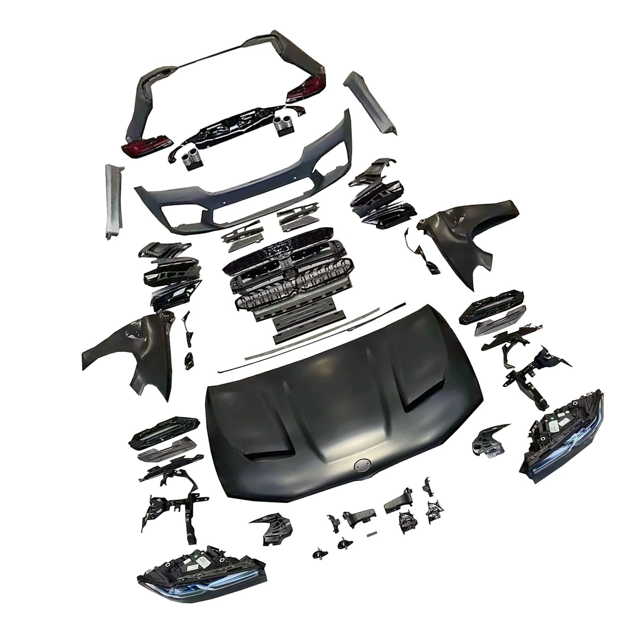 

Z-ART F10 to G30 Tuning Body Kit for 5 Series 2011-2016 Facelift Bumper Body Kit for F10 to 2022 Looks Diffuser Kit