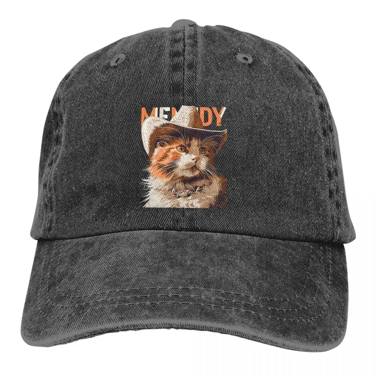 

Washed Men's Baseball Cap Wildcat West Tales Trucker Snapback Cowboy Caps Dad Hat Golf Hats