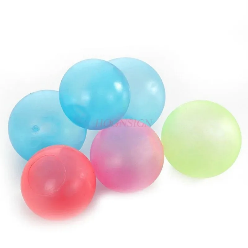 3pcs Sticky Ball Sticky Ball Glow Sticky Target Ball Fluorescent Sticky Wall Ball Children's Toy Decompression Release Suction