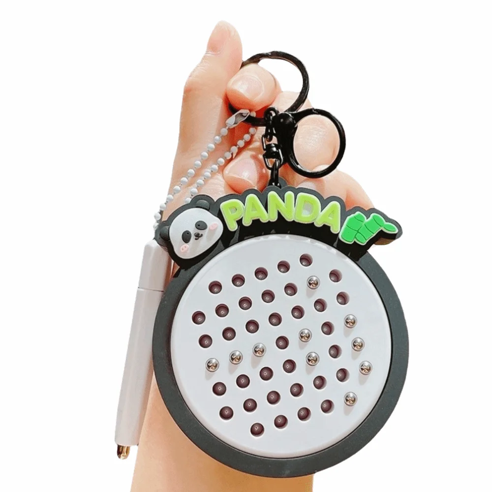 Kitten Pad Drawing Keychain Hanging Decoration Funny Cartoon Cat Pendant Dog Bag Charm Magnetic Drawing Board Keychain