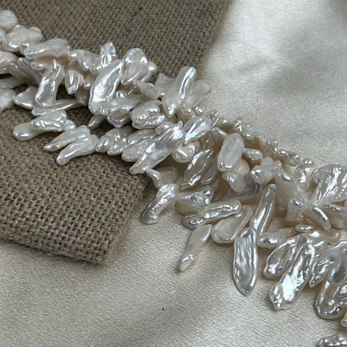 

Luxury Natural Freshwater Baroque Pearls Beaded Irregular Shape Loose Spacer Beads for Jewelry Making DIY Necklace Accessories