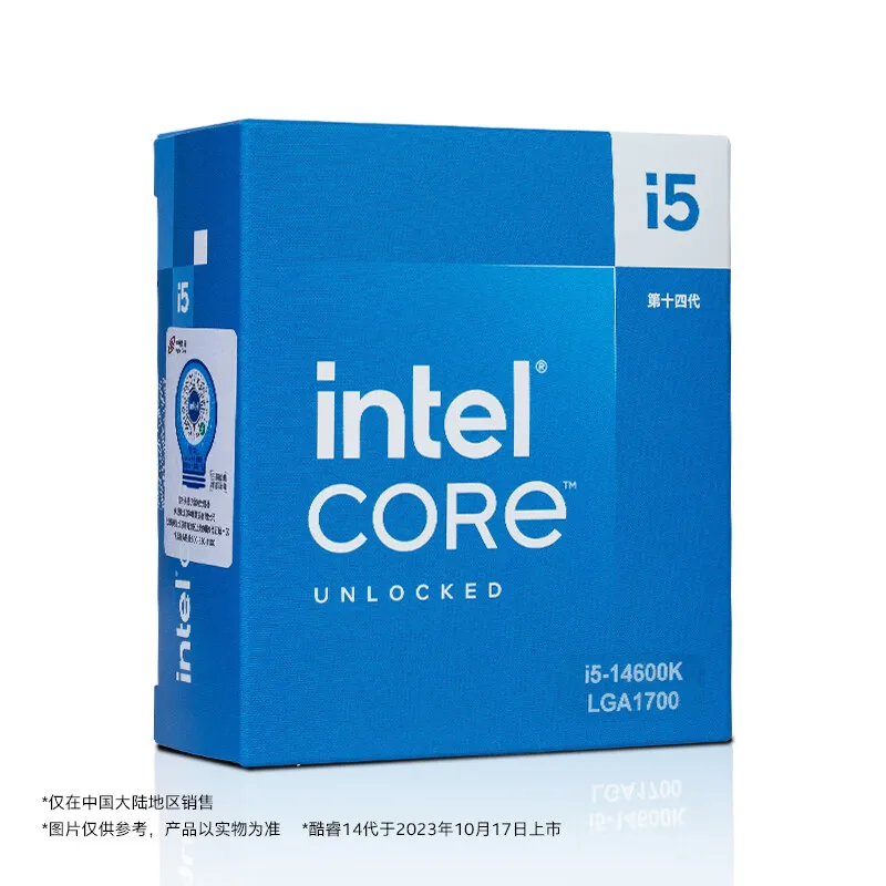 Original New Core i5 14600K 14th Gen CPU Gaming Desktop Processor LGA1700 Integrated Graphics Procesador Boxed процессор