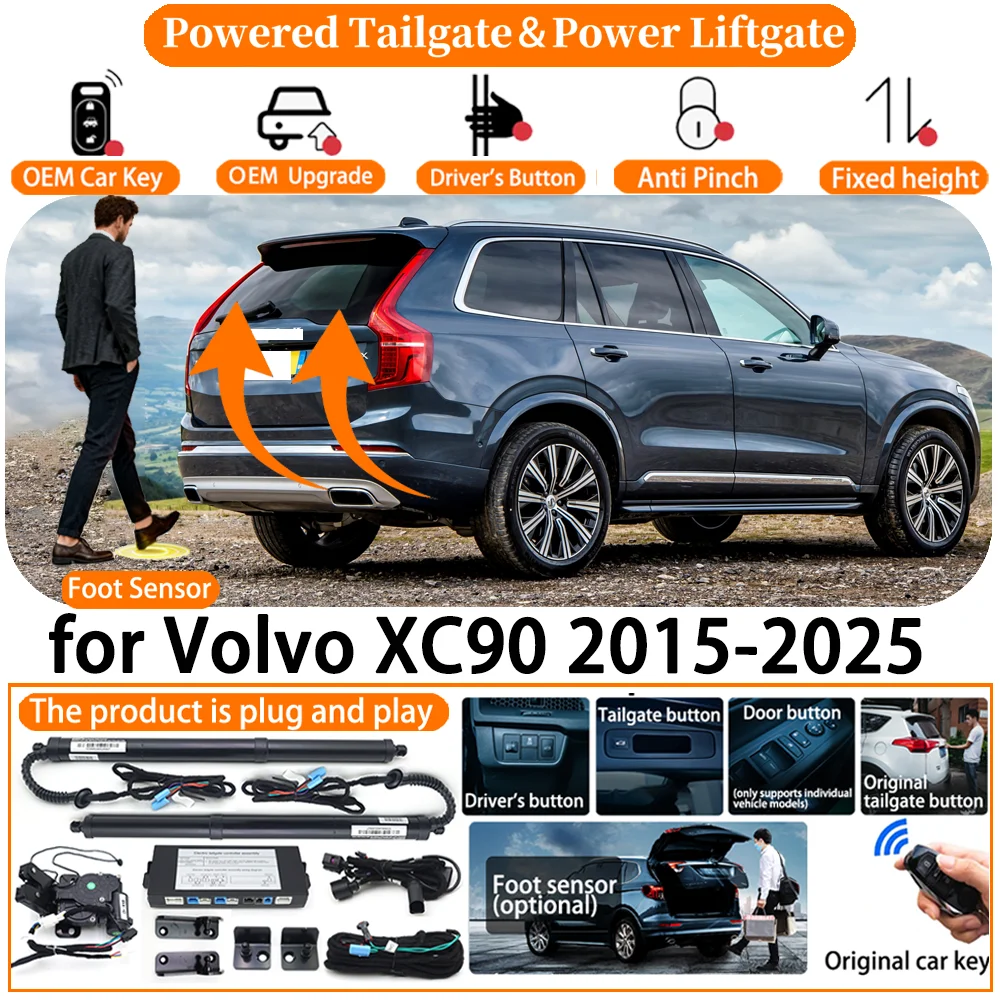 

ZhuCamX Car OEM Smart Powered Tailgate system for Volvo XC90 2015-2025 Automatic Electric Power Tailgate Tail Gate Lift kit