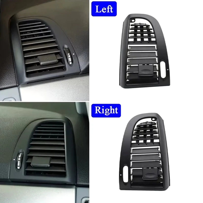 2Pcs L+R Dashboard Central Air Conditioning Vent Outlet Cover Grille For Mercedes Benz Vito Viano W636 W639 6368300300