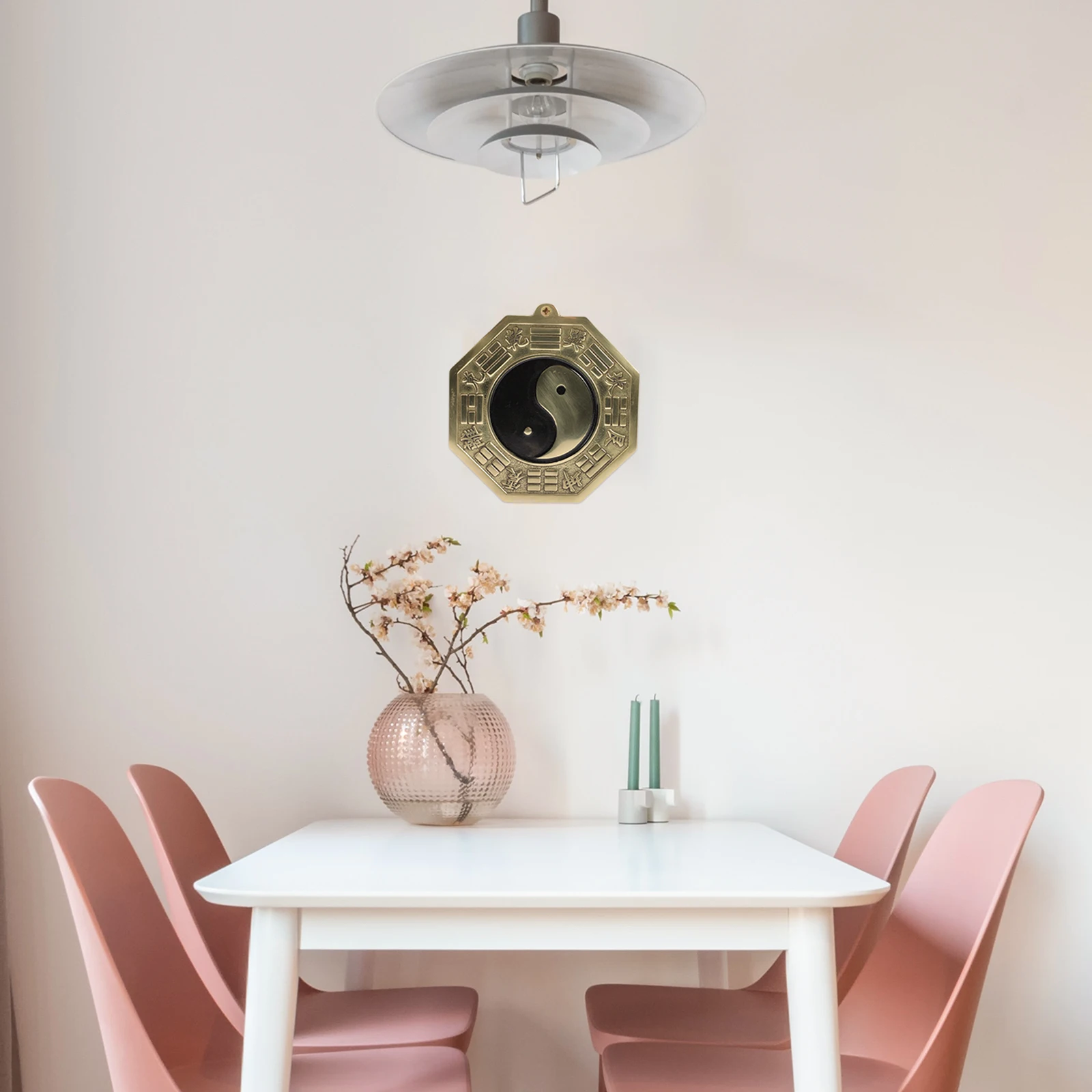 

Bagua Mirror Eight Diagrams Copper Decor Exorcism Blessing Home Temple Friend Gift Ward Off Bad Luck nament Design