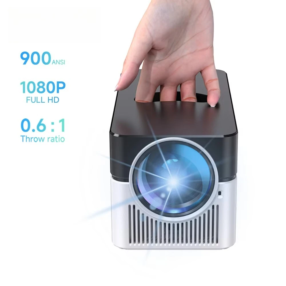 Proyektor Mini Topleo Short Throw 8k Proyektor Android 11 Hy450 Hd 1080p Home Theater Video Smart Portabel