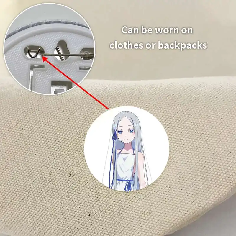 Pandora ReZero Game Anime Character Soft Button Badge Brooch anchor Peripherals Pin Trinket Fashion Chest tag Tinplate view 4