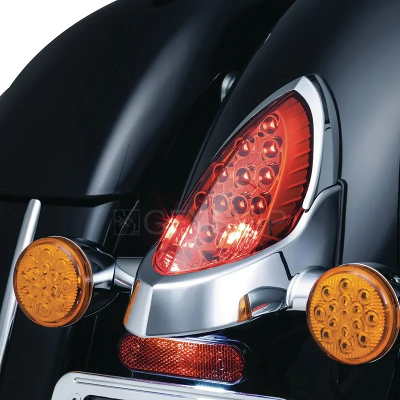 Roadmaster Roadmaster Dark Horse 20 Motorcycle Classic / Elite Motorcycle Taillight Top Trim For Indian Roadmaster 2015 to 2020