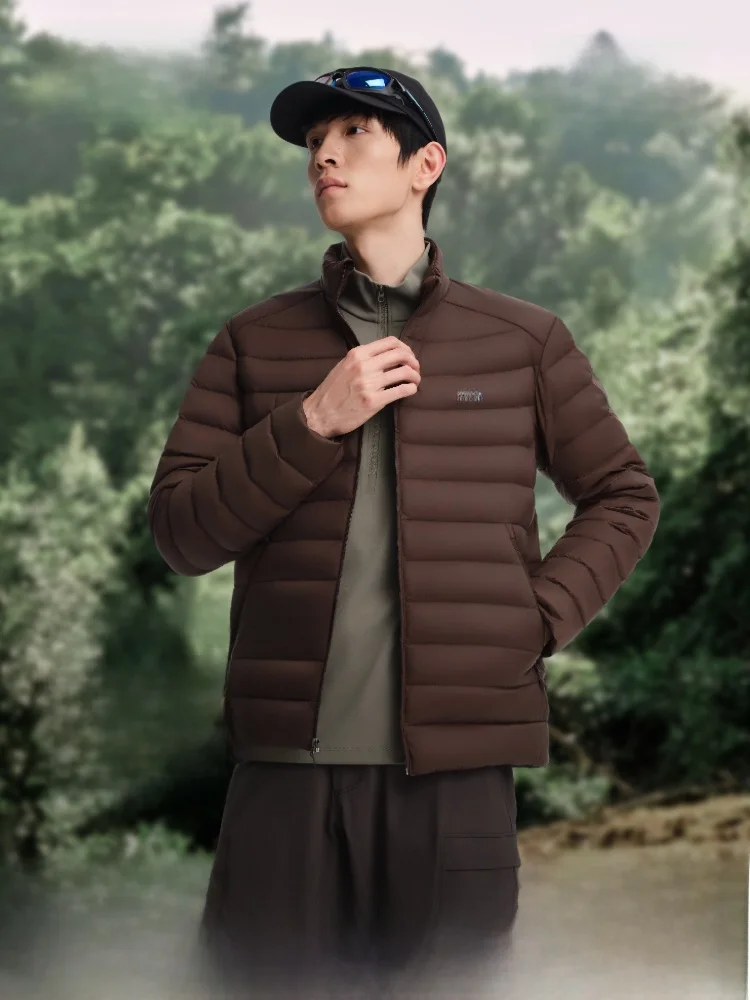 

Bosideng Goose down Jaet 90% Fill Power ort Lightweight Casual Nylon Fabric Slim Fit Men's Faion Sportswear