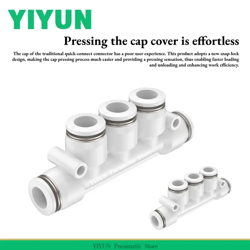 

100PCS British air pipe joint PC1/4-02 PC3/8-01 02 03 04 PC1/2-02 03 04 PL1/8-M3C M5C M6C PL1/8-01C PC1/4-M5 PC PL series YIYUN