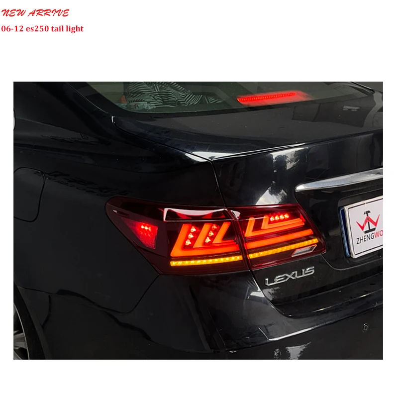 Zhengwo منتج جديد تعديل مصباح ليد خلفي لكزس ES 200/250/300/350 2006-2012 المصابيح الخلفية بدء تشغيل الرسوم المتحركة