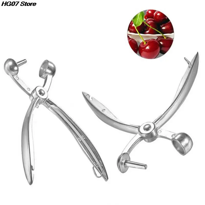 1PC Kitchen Cherry Pitter Jujube Olive Cherry Alloy Corer Tools Fruit Corer Easy Fruit Core Seed Remover Kitchen Gadgets