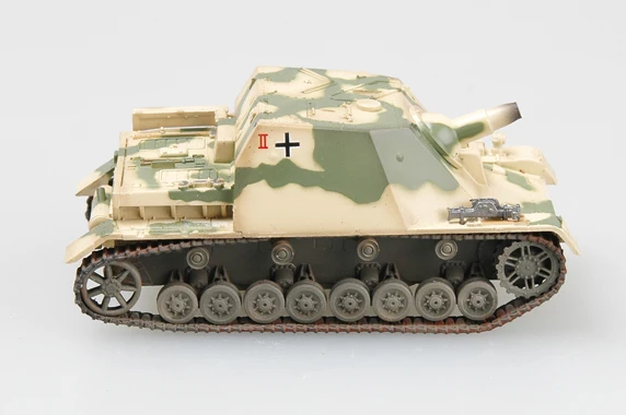 Easymodel 36118 1/72 German Grizzly Self-propelled Assault Gun Assembled Finished Military Model Static Plastic Collection Gift