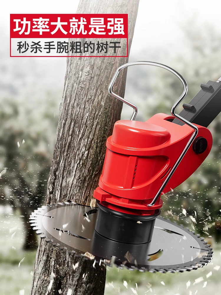 Electric lawn mower, small household lithium-ion lawn mower, charging multifunctional lawn mower, divine tool