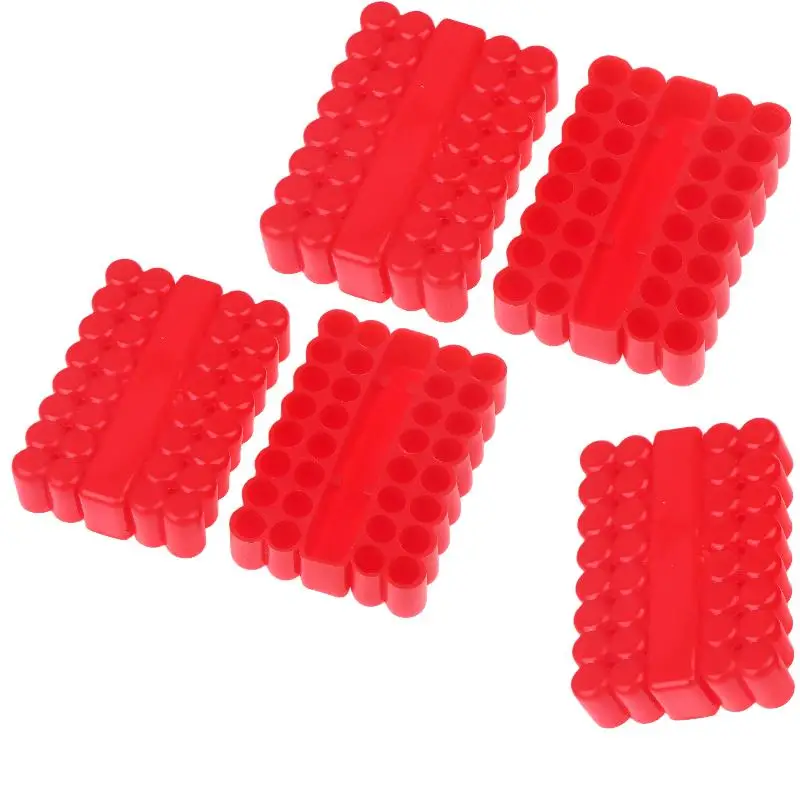 Multi-specification 10/22/32Holes Storage Case Screw Driver Head Drill Bit Stand Case Tool 1/4