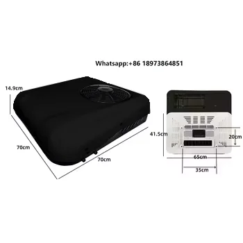 

Truck Parking Cooler 12V RV Air Conditioner Black air Conditioner 24V Rooftop air Conditioner