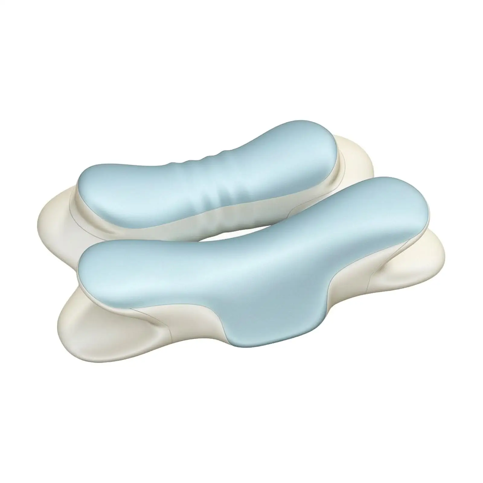 Contoured Memory Foam Pillow Slow Rebound Neck Cushion for Back and Side Sleeping Supportive Bed Pillow for Shoulder Pain Relief