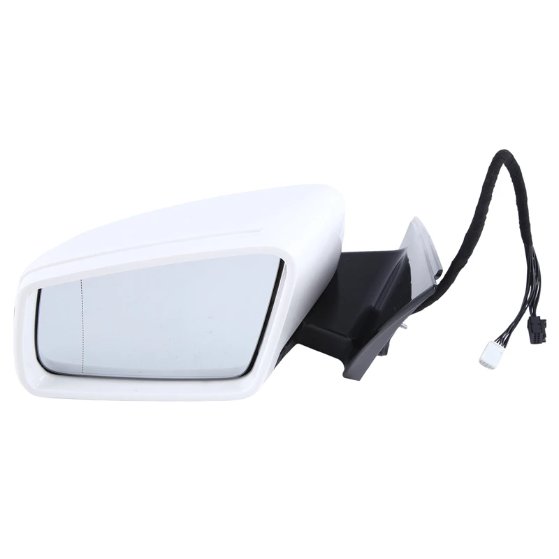 

Side Door Power Rear View Mirror Assembly White For Mercedes Benz W221 S Class S300 S400 S500 S550 2010-2013