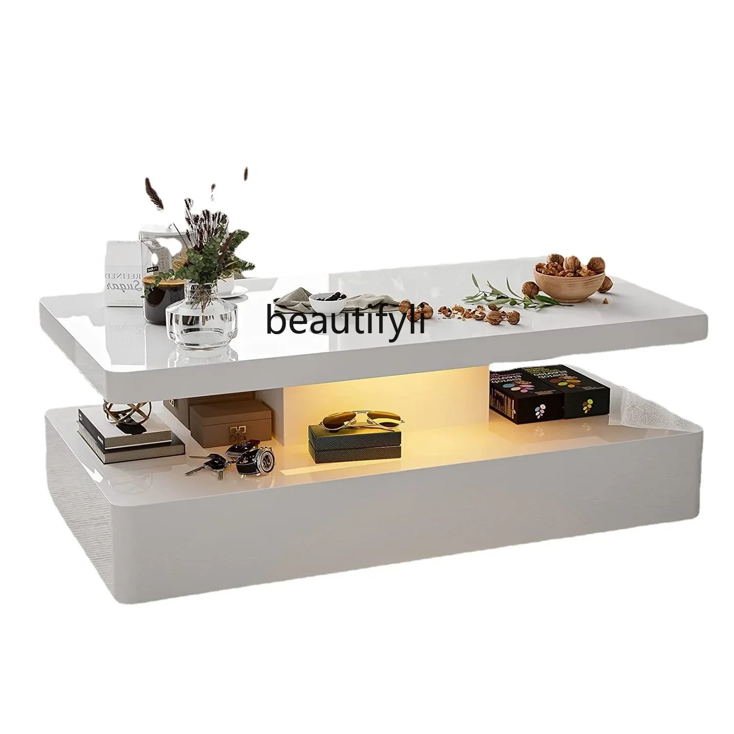 Home hotel living room lighting atmosphere coffee table leisure creative light luxury style LED light tea table