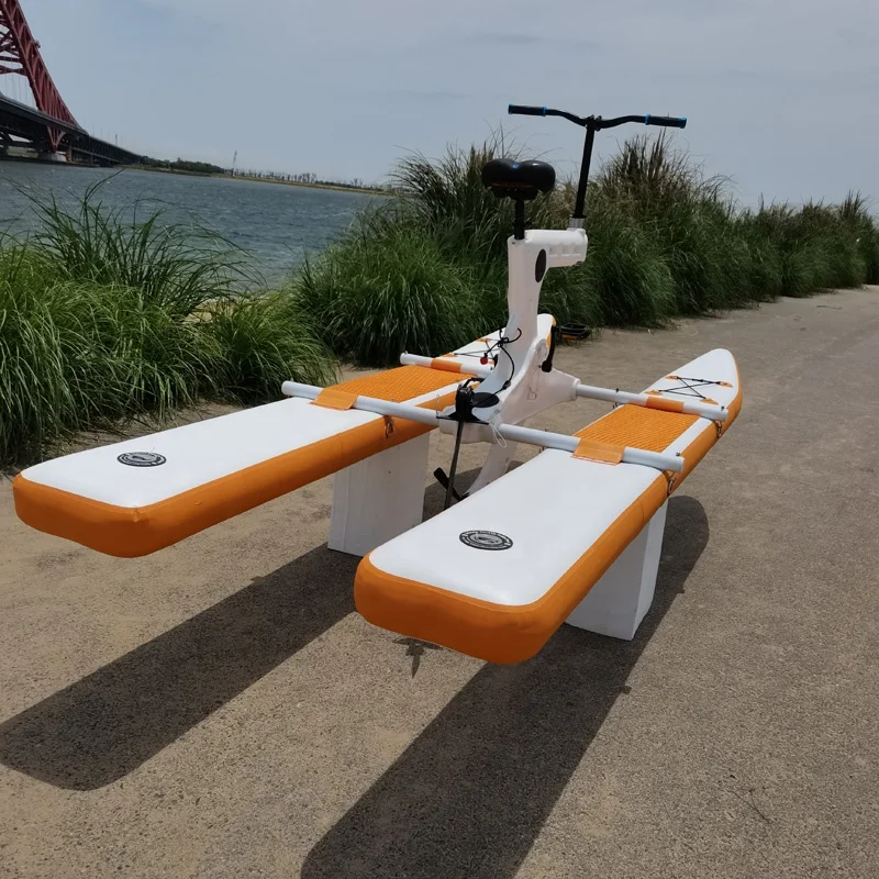 Spatium New Trendy inflatable floating one seated sea cycle Water Bike