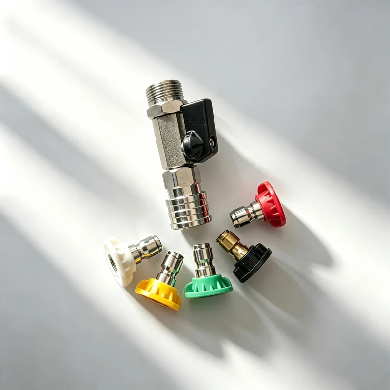 High Pressure Washer Ball Valve M22-14mm/15mm To 1/4 Quick Connector for Power Washer Hose Control Water Flow Switch