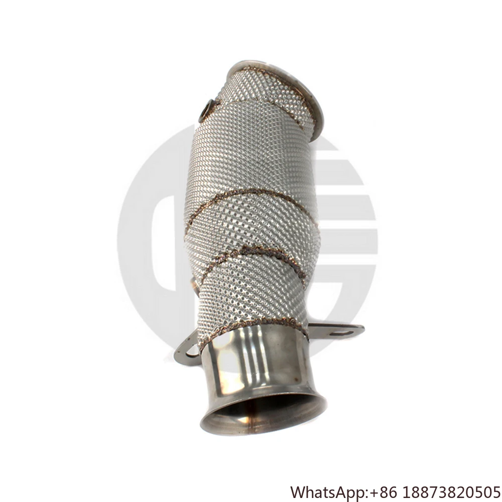 

Заводская цена, высокопроизводительная выхлопная труба из нержавеющей стали 304 с теплозащитным экраном для BMW M235 N55