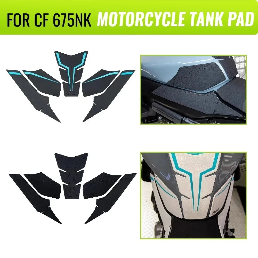 Motorcycle Tank Pad,Motorcycle Fuel Tank Protector,Gas Tank Decals Compatible With 675NK 675 NK CF675NK CF NK675 2025