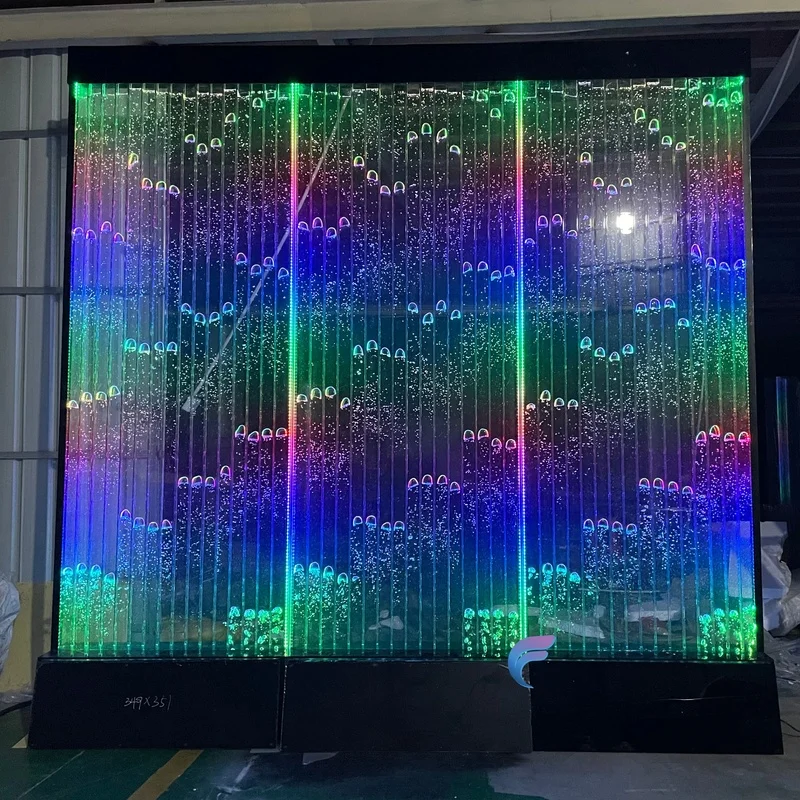 custom.Party Contemporary Bubble Panel Wall Screens Room Dividers Color Changing LED Lights Acrylic Material Sea