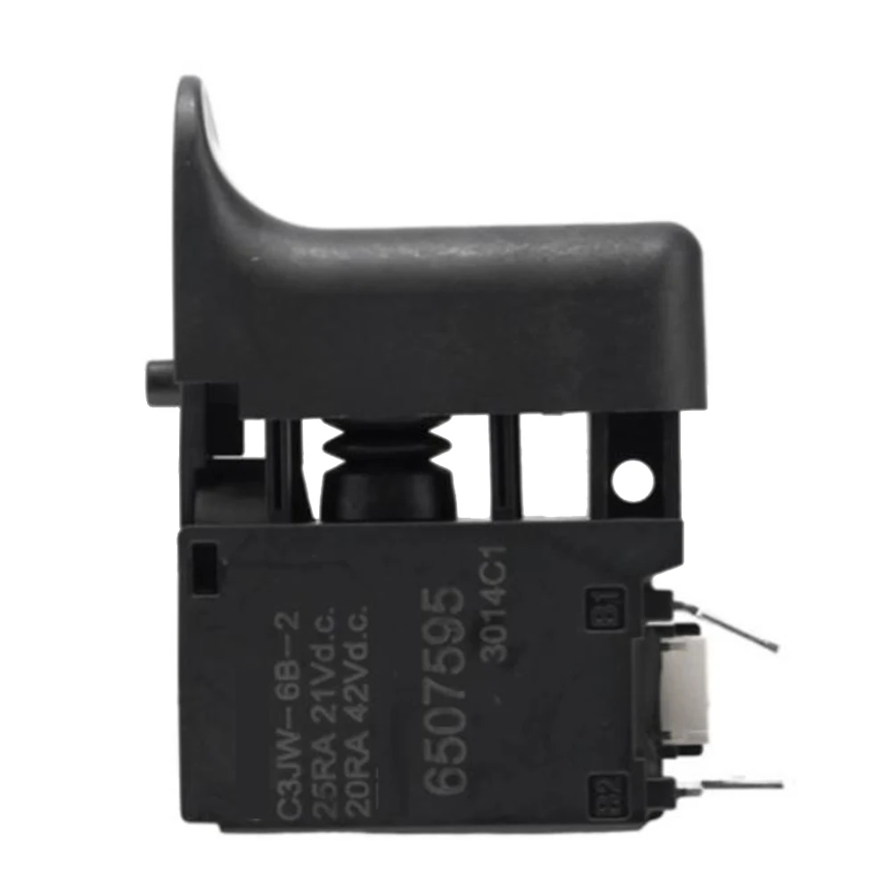 XRJ Chainsaw Part Electric Saw Switch Chainsaw Repair Compact Black Housing Direct Replacement Switch For XRJ06Z For XRJ05M
