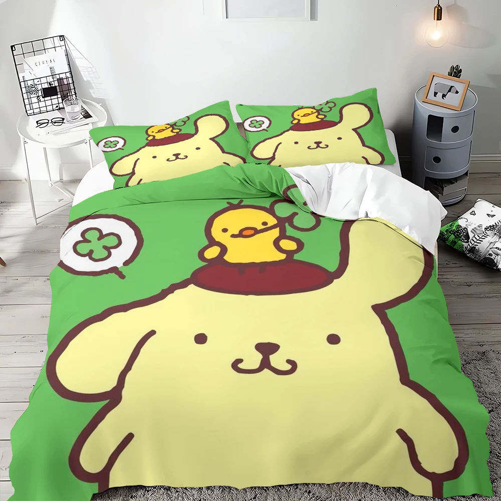 

Duvet Cover Pompompurin2pc3pc Full Size Needlework Pillowcase Quilt Cover Multi-piece Bedding Set Comforter Cover