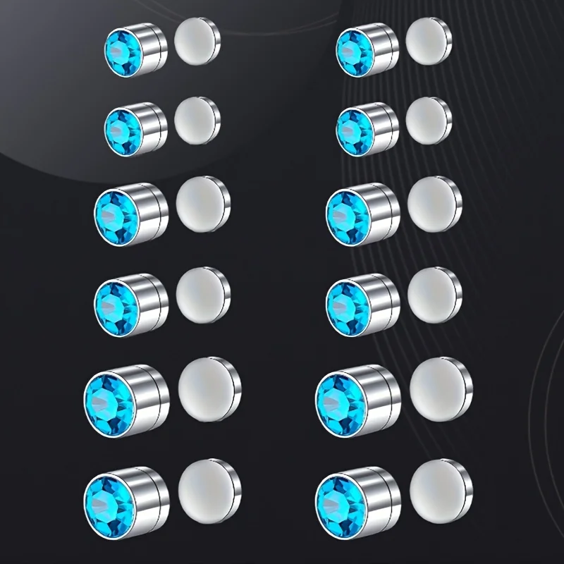 12pcs Dopamine-colored Ear And Nose Clip Set