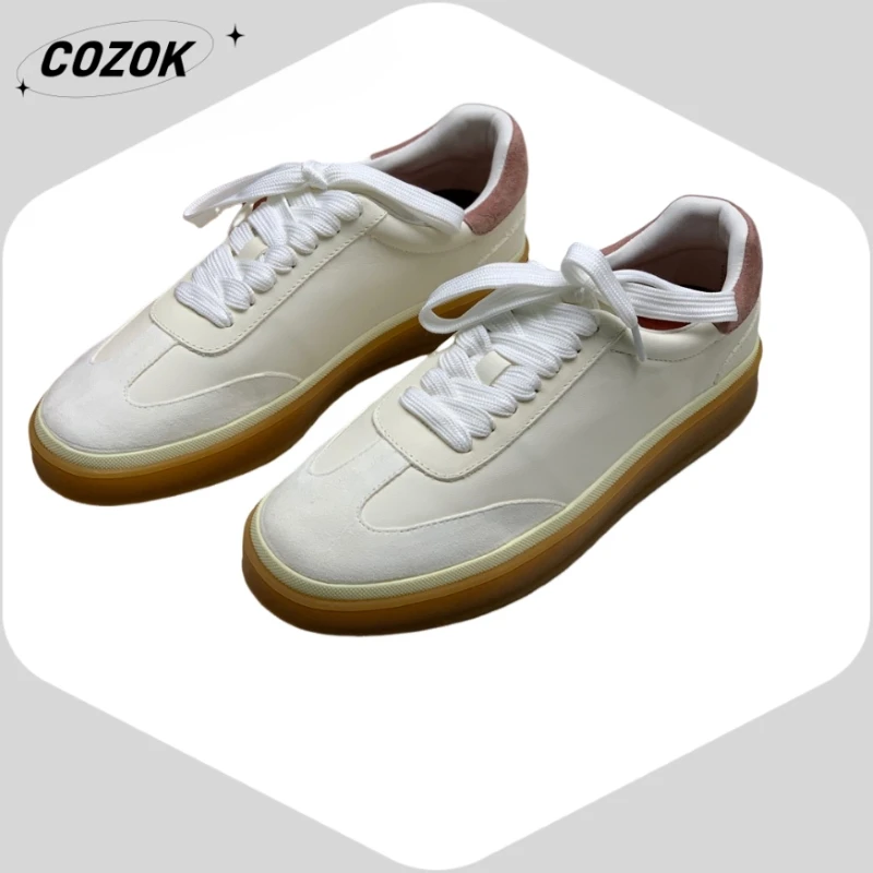 25 New Retro Style Advanced Genuine Leather Warm Casual Luxury Sports Board Shoes Trendy Best-Selling Beautiful Niche