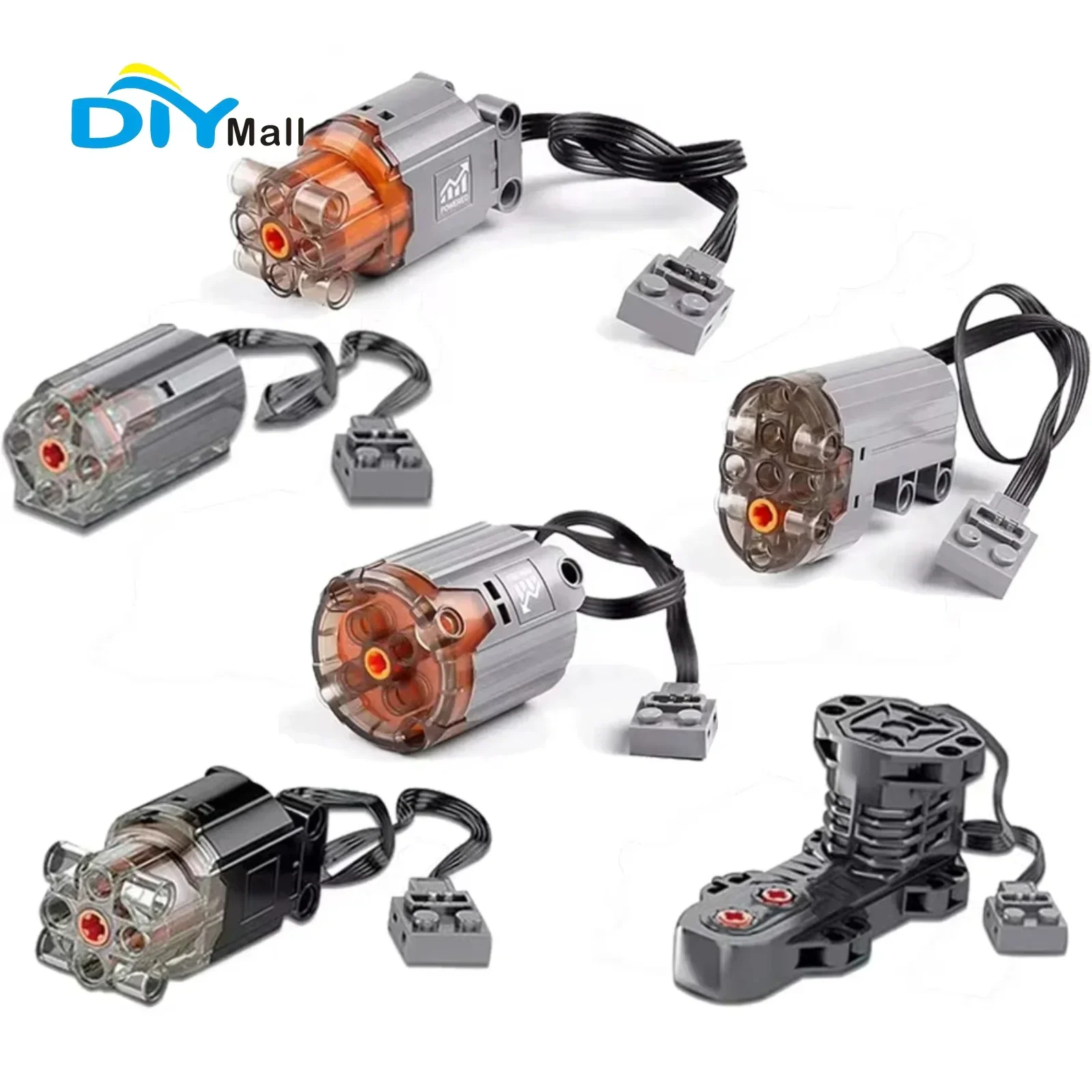 

Набор двигателей MOC S Drive M/L/XL — высокоскоростные регулируемые функции питания для моделей поездов Legoeds 8883/8882