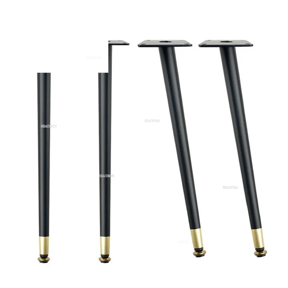 

4Pcs/Set Adjustable Furniture Legs Metal Tapered Sofa Cupboard Cabinet Stool Chair Table Feet Replacement Legs Height 10-40cm