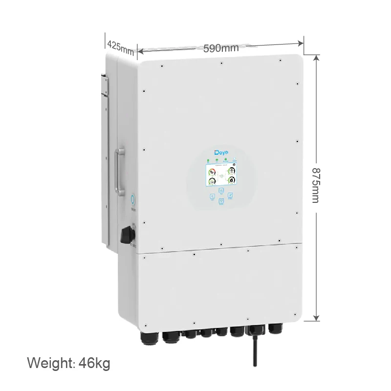 Onduleur hybride de Wechselrichter Deye version européenne triphasée 8kw 10kw SUN-12K-SG04LP3-EU solaire