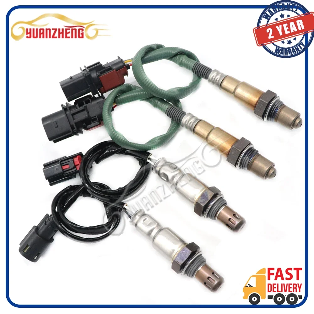 

4PCS Up+Downstream Air Fuel Ratio Lambda Oxygen Sensor FR3Z-9F472-A FL3Z-9G444-D For Ford Mustang 2.3L Manual trans.2015-2017