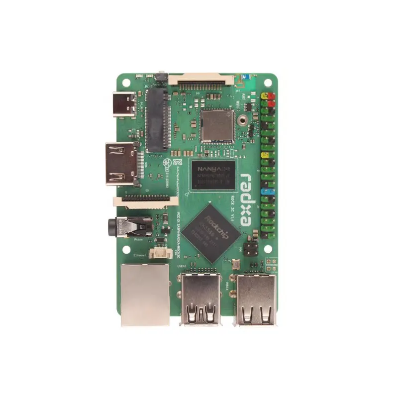 RADXA 3C Rock Pi 3 Model C Rockchip RK3566 1GB 2GB 4GB 8GB RAM Quad-core Cortex A55 Development Board