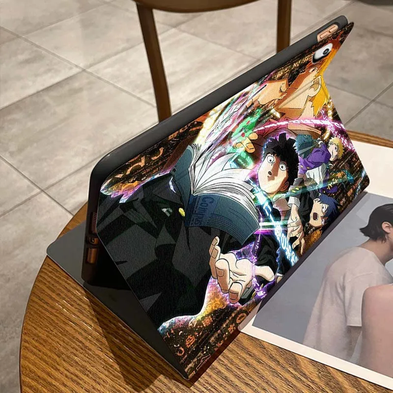 Mob Psycho 100 Popular For iPad Pro Air Mini 2 3 4 5 6 7 7th 8th 9th 10th 11th 10.2 9.7 10.5 10.9 11 12.9 13 حافظة كمبيوتر لوحي #6