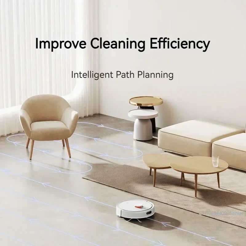 Робот-пылесос XIAOMI MIJIA 3C Plus Enhanced Edition, бытовой пылесос с большим всасыванием 5000Pa, автоматическая лазерная навигация, подметальная машина