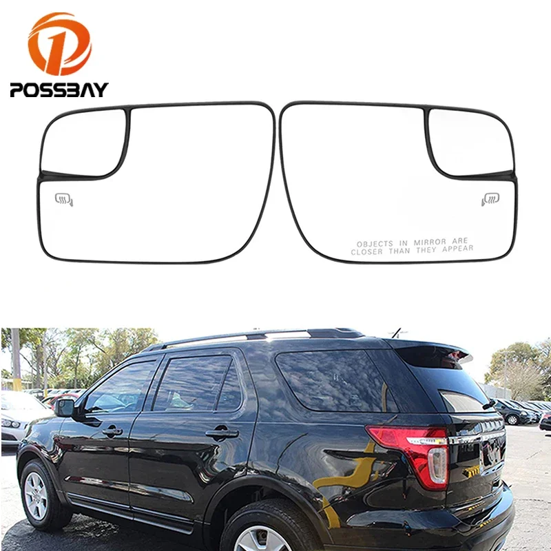 Car Heated Car Rearview Wing Rear Mirror Glass fit for Ford Explorer 2011 2012 2013 2014 2015 2016-2019 Left Right Accessories