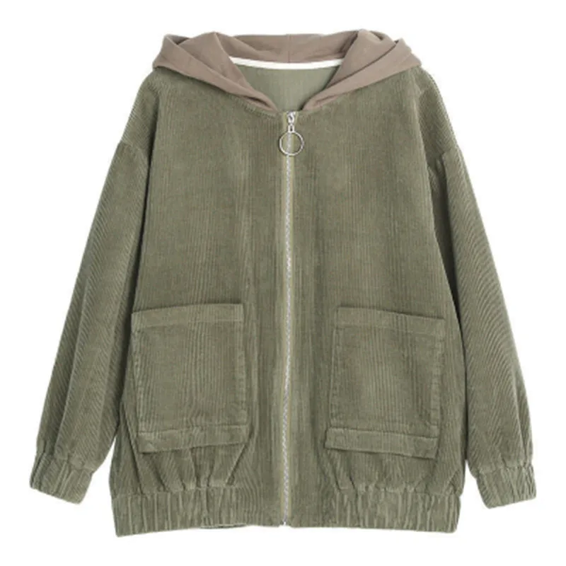 Corduroy Jacket Loose 2024 New Casual and Fashionable Women's Jacket