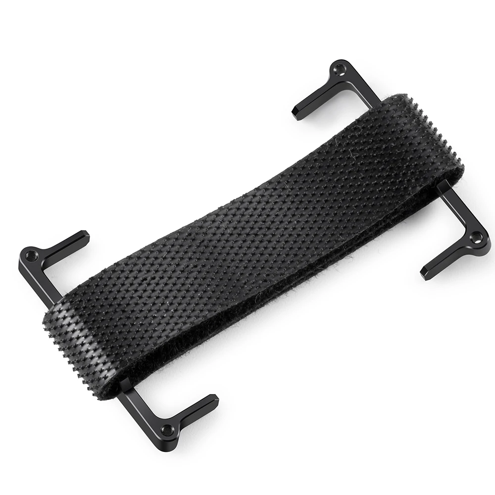 YEAHRUN 1Set Aluminum Alloy Battery Mounted with Belt for LOSI 1/24 Micro-B 2WD Buggy RC Car Upgrade Parts