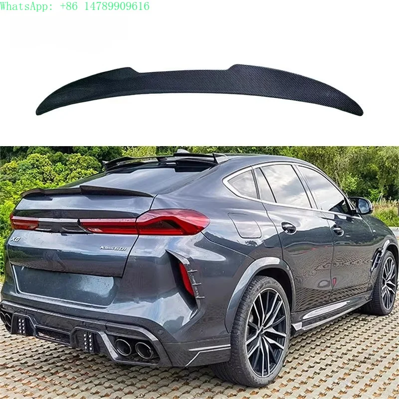 Full Custom Build With Old-to-new Body Kit ConversionG06 X6 High Quality LD Style Carbon Fiber Rear Spoiler Trunk Wing Spoiler F